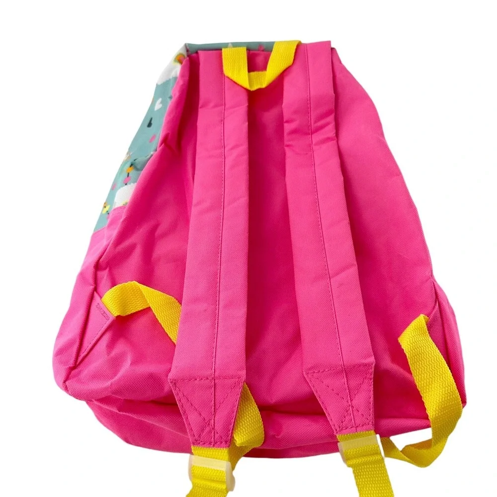 Trailmaker Girls'‎ LLAMA Backpack Adjustable Padded Straps School Pink 17 inch a